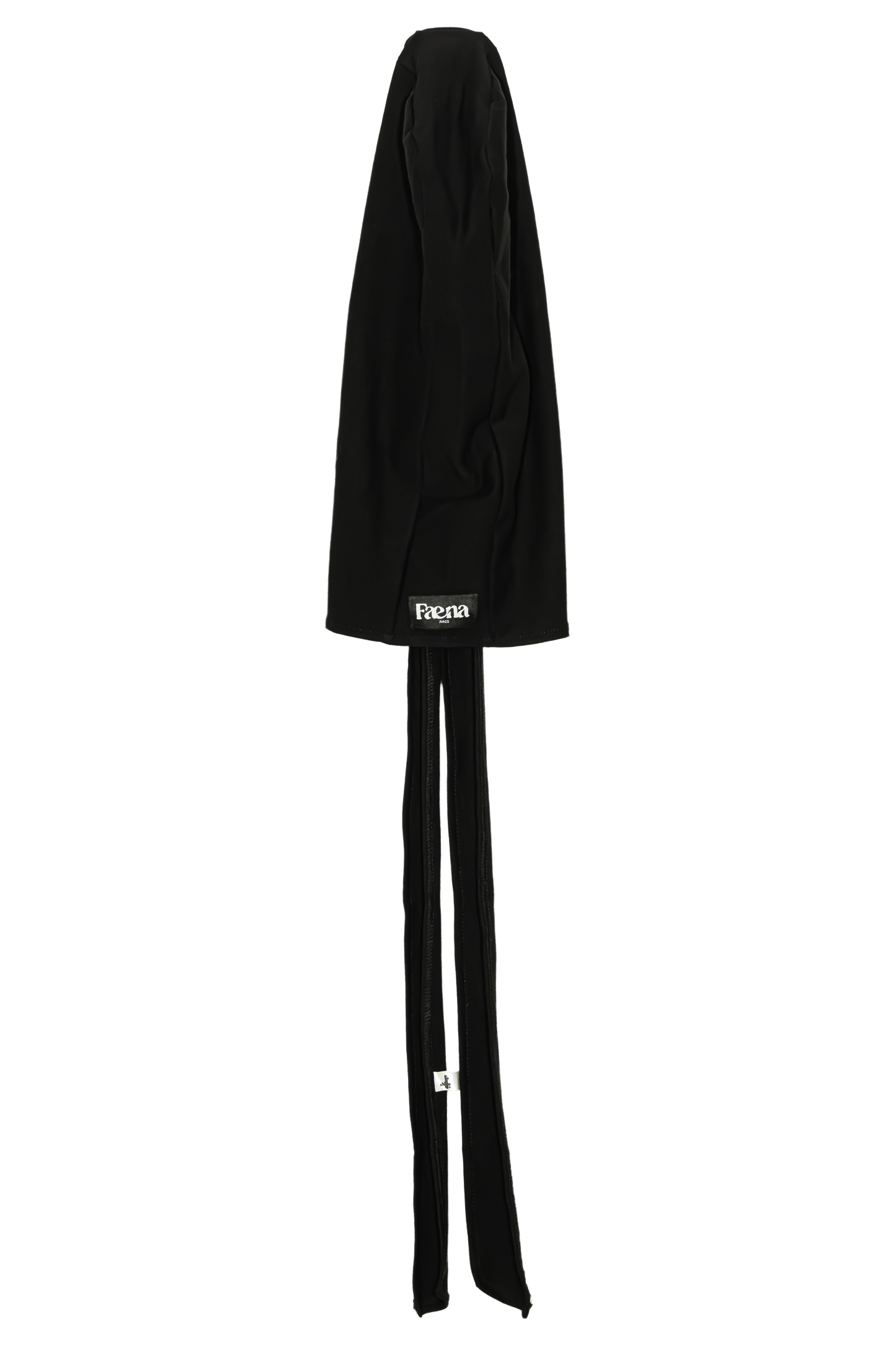 BLACK FAENA DURAG IN COTTON