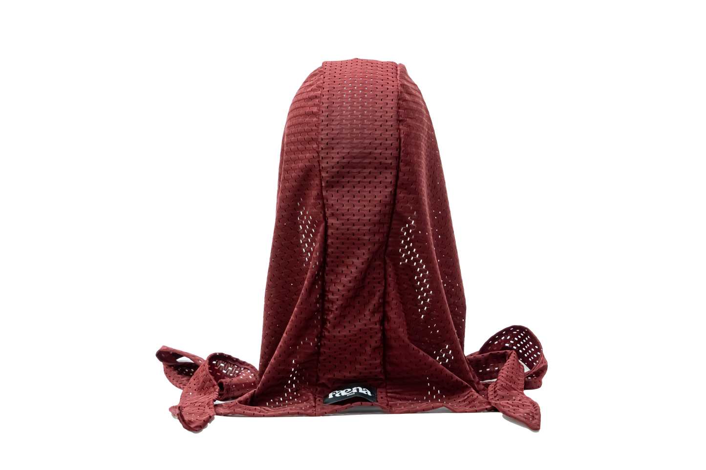 WINE RED FAENA DURAG IN MESH