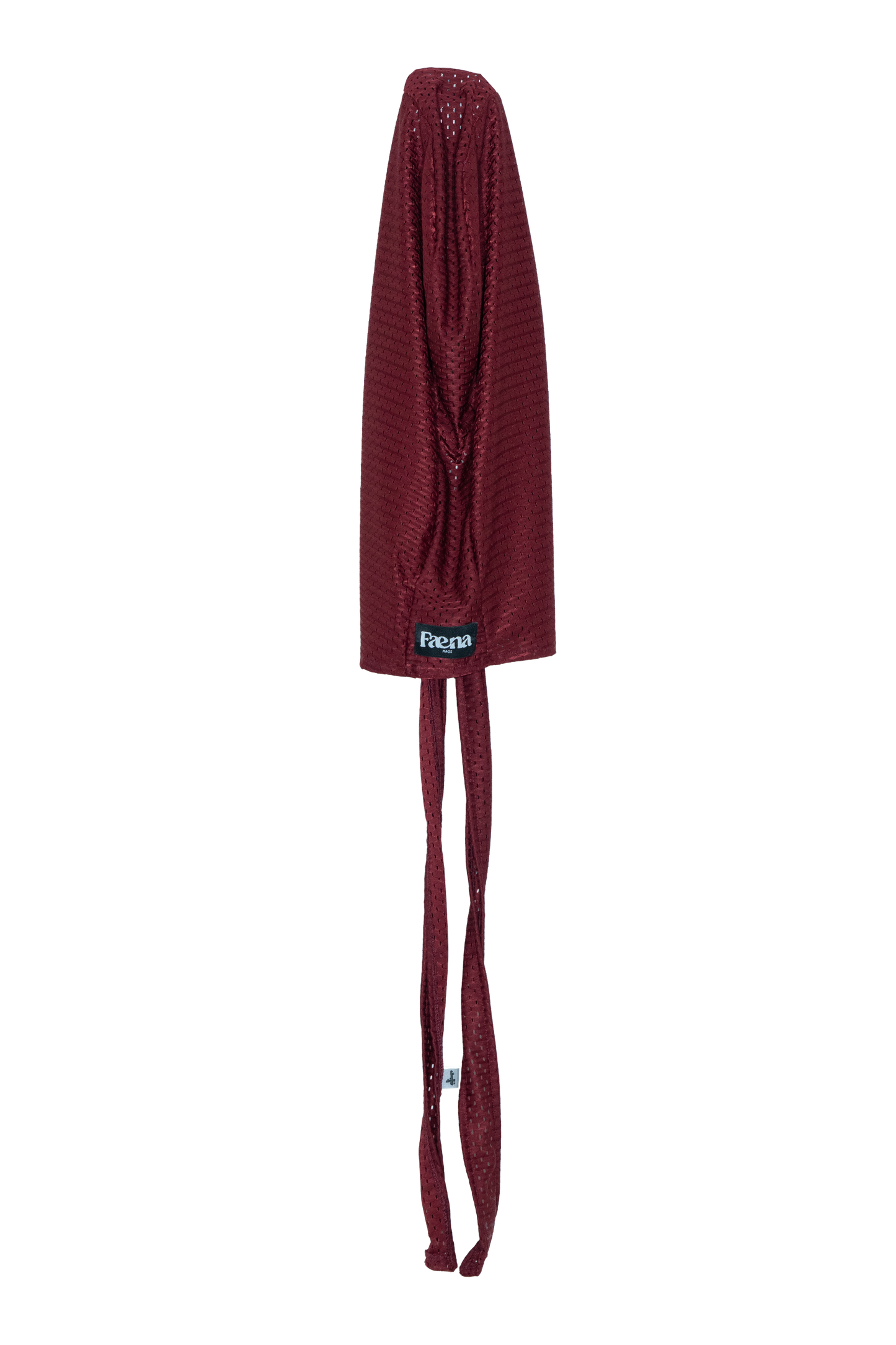 WINE RED FAENA DURAG IN MESH