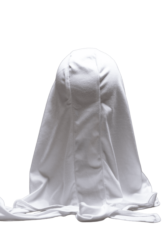 WHITE FAENA DURAG IN NYLON