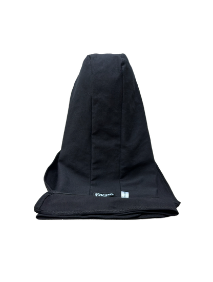 BLACK FAENA DURAG IN COTTON