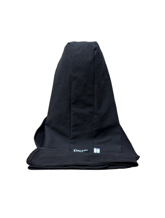 BLACK FAENA DURAG IN COTTON