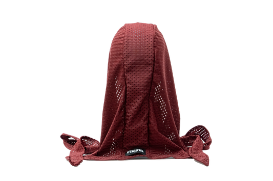 WINE RED FAENA DURAG IN MESH